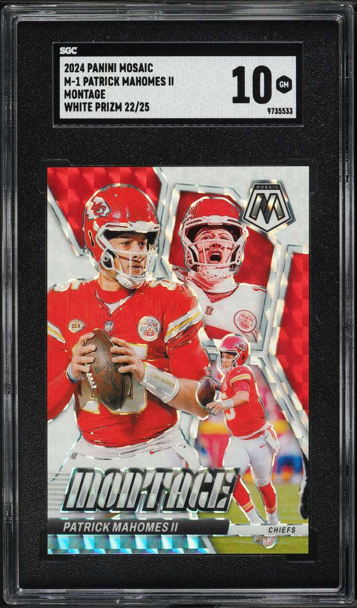 2024 Panini Mosaic Football White Patrick Mahomes II #M-1