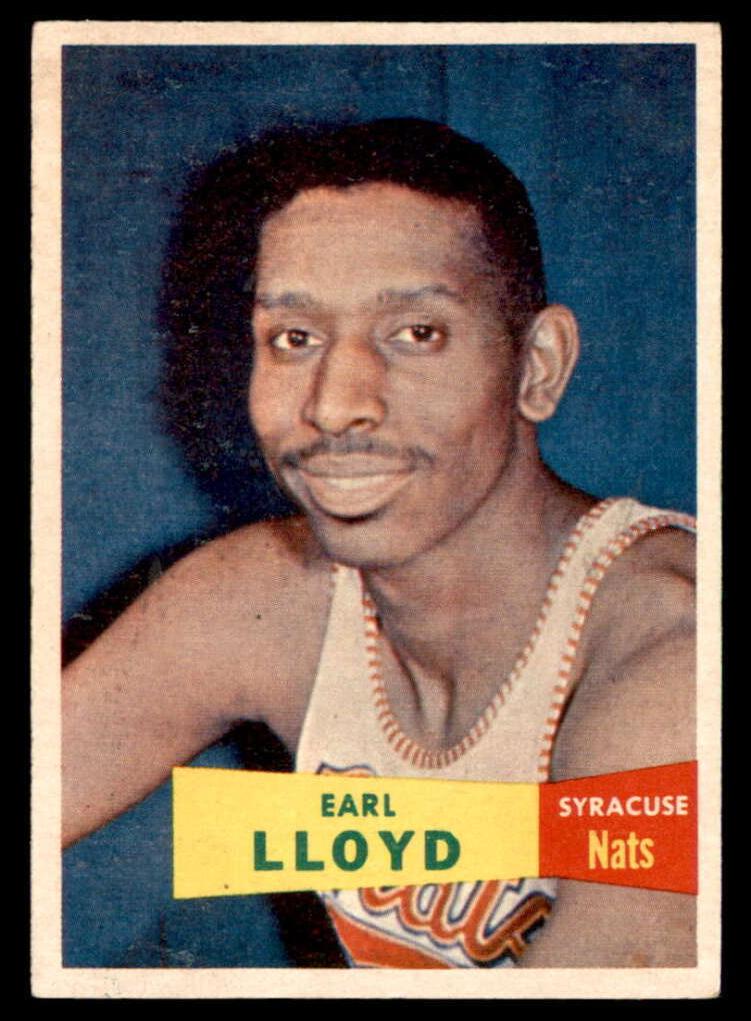 1957 Topps Basketball Earl Lloyd #54