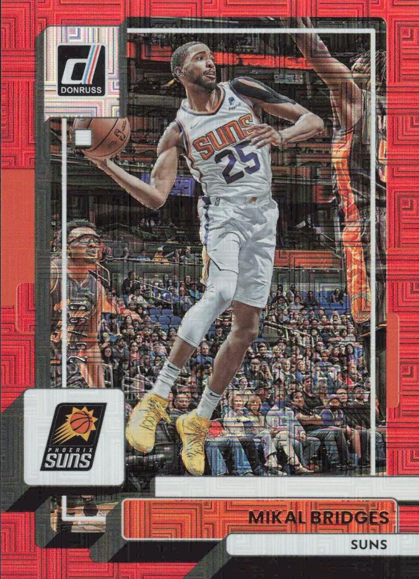 2022 Panini Donruss Basketball Choice Red Mikal Bridges #135