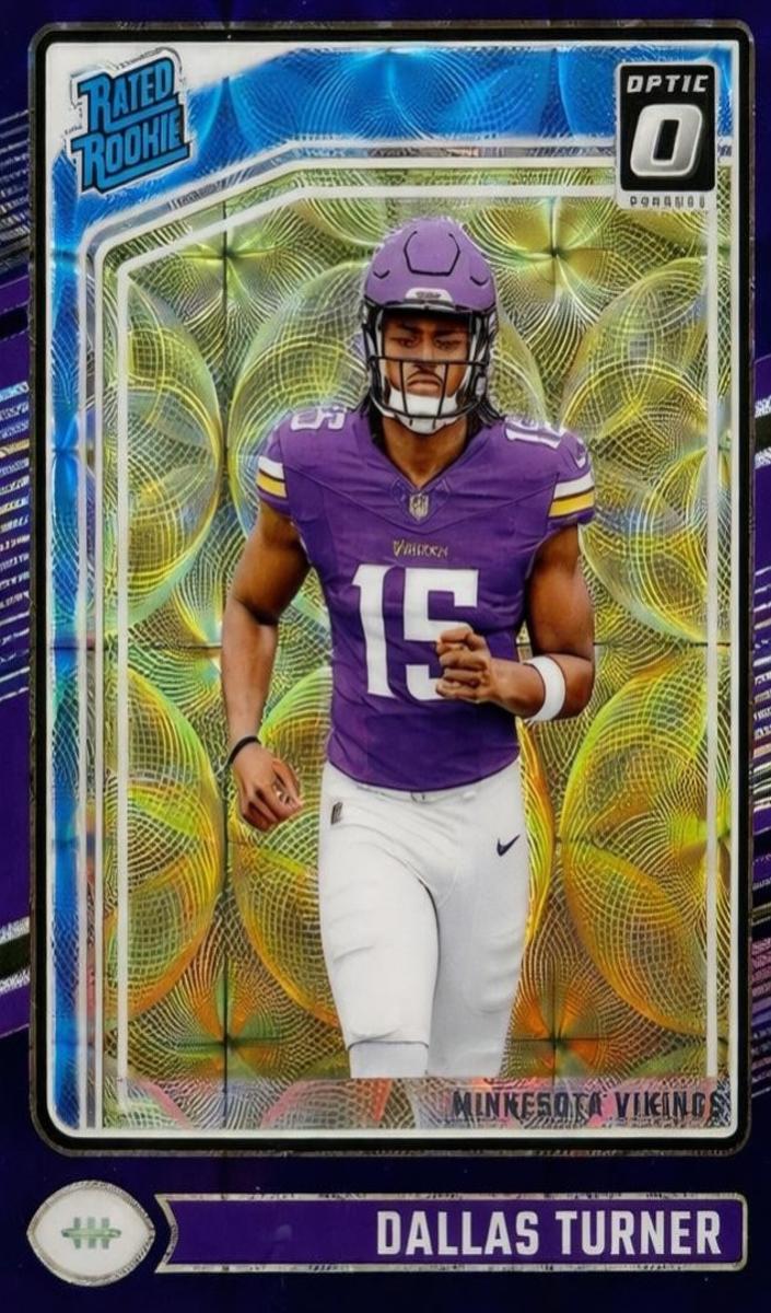 2024 Donruss Optic Football Blue Scope Dallas Turner #224