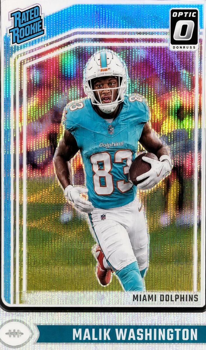 2024 Donruss Optic Football Wave Malik Washington #272