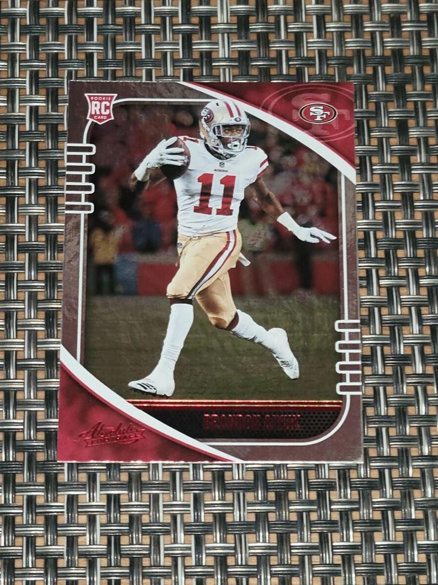 2020 Panini Absolute Football Red Brandon Aiyuk #111 PSA 9