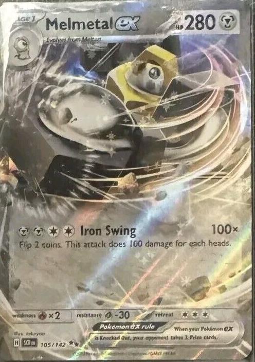 2024 Pokemon Scarlet & Violet Stellar Crown Melmetal #105 PSA 10