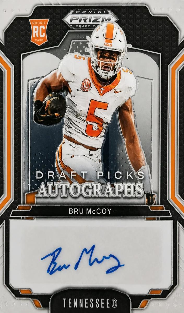 2025 Panini Prizm Draft Picks Football Bru McCoy #DPA-BMY