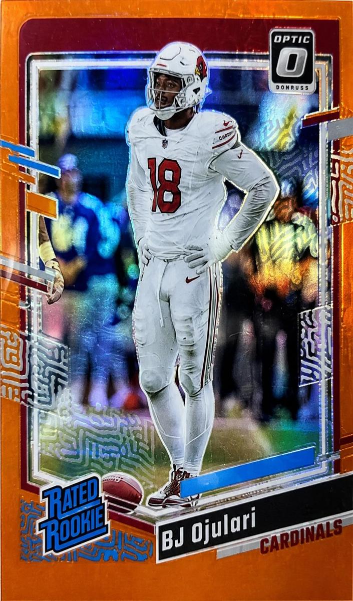 2023 Donruss Optic Football Orange BJ Ojulari #201