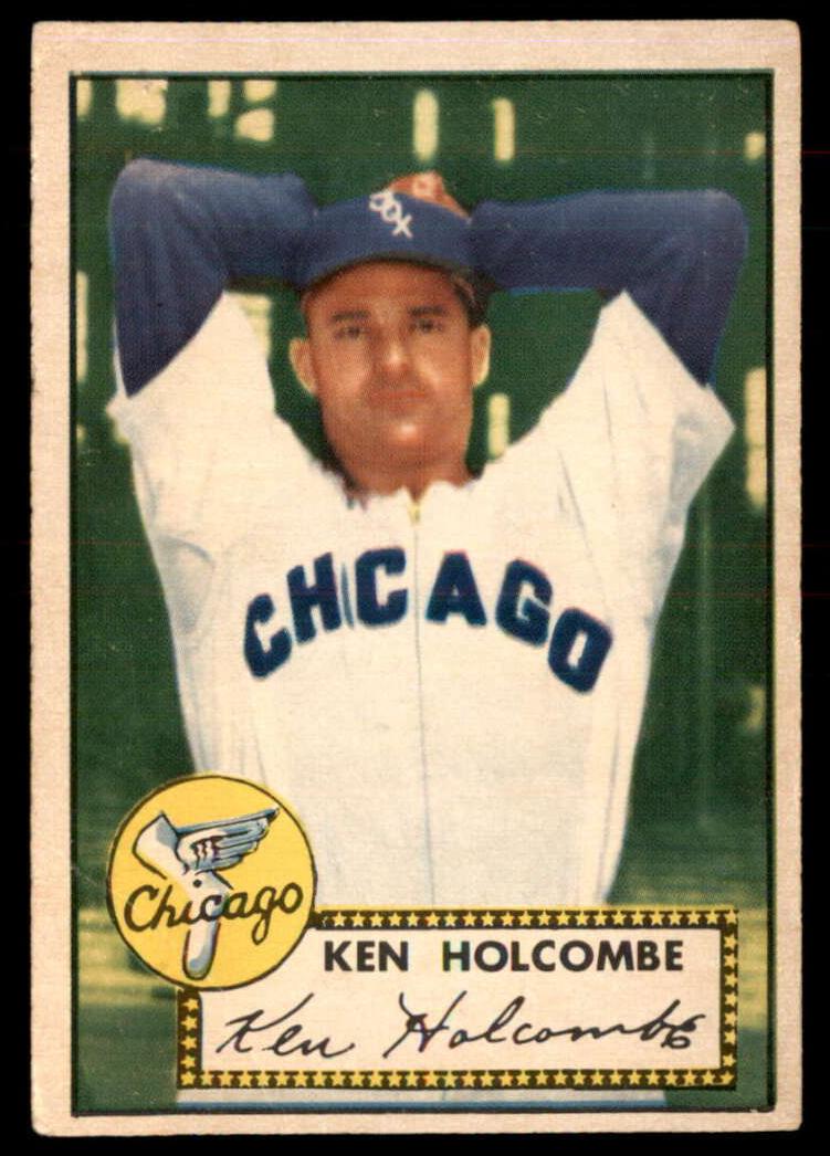 1952 Topps Baseball Ken Holcombe #95 PSA 5.5