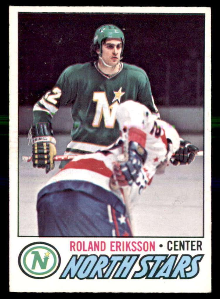 1977 O-Pee-Chee Hockey Roland Eriksson #123 PSA 9