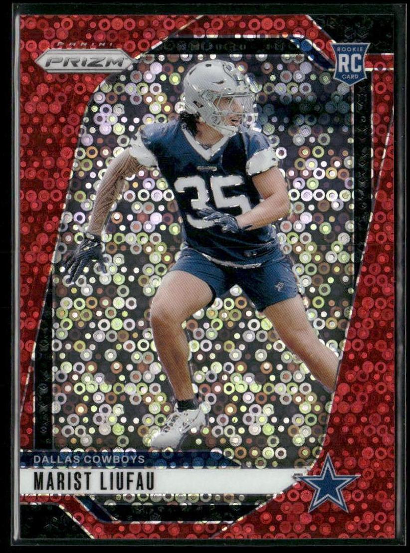 2024 Panini Prizm Football No Huddle Red Marist Liufau #372 PSA 8.5