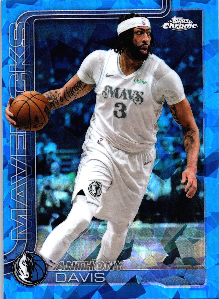 2025 Topps Chrome Sapphire Basketball Anthony Davis #96