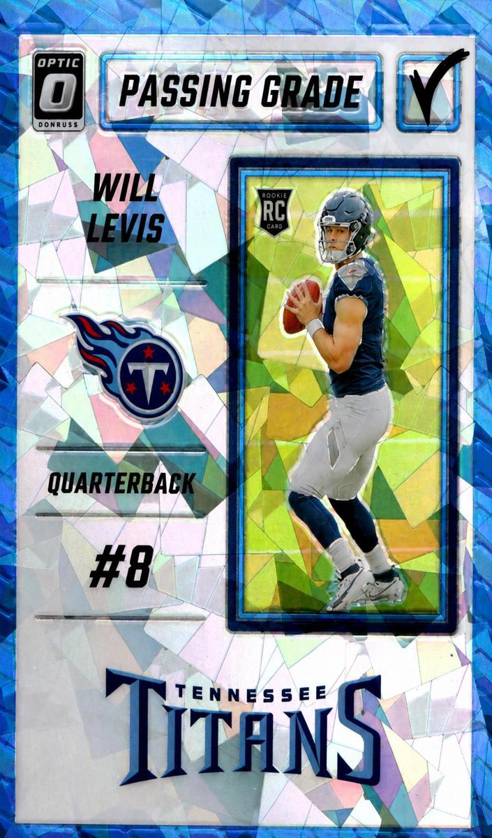 2023 Donruss Optic Football Ice Will Levis #PG-WL PSA 9