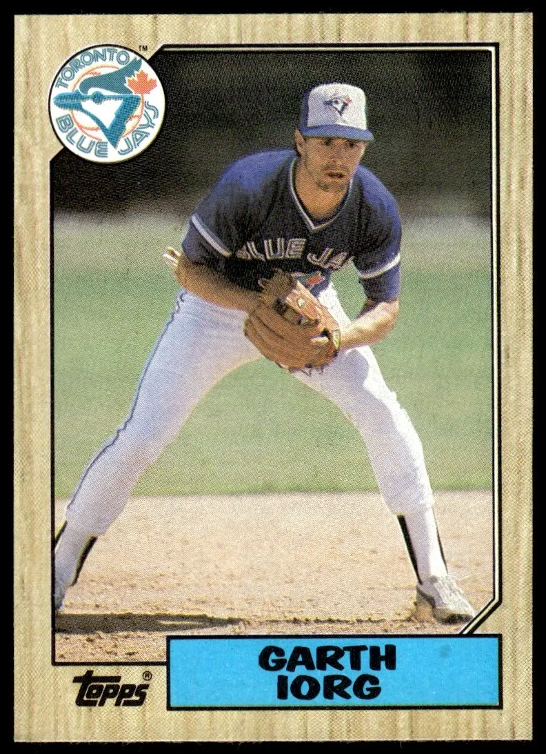 1987 Topps Baseball Garth Iorg #751 PSA 9