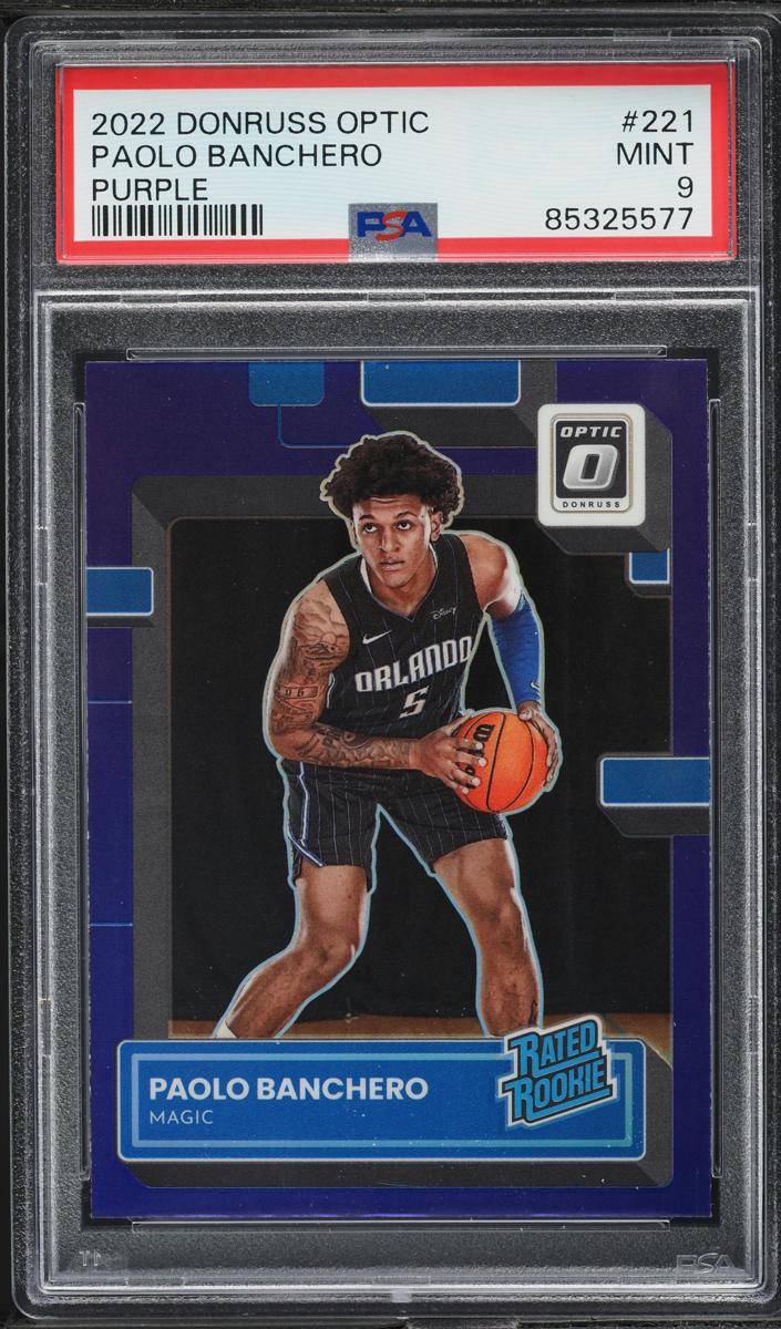 2022 Donruss Optic Basketball Purple Paolo Banchero #221