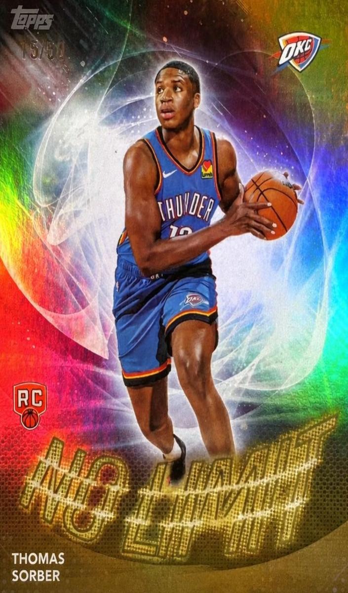 2025 Topps Basketball Gold Rainbow Thomas Sorber #NL-15