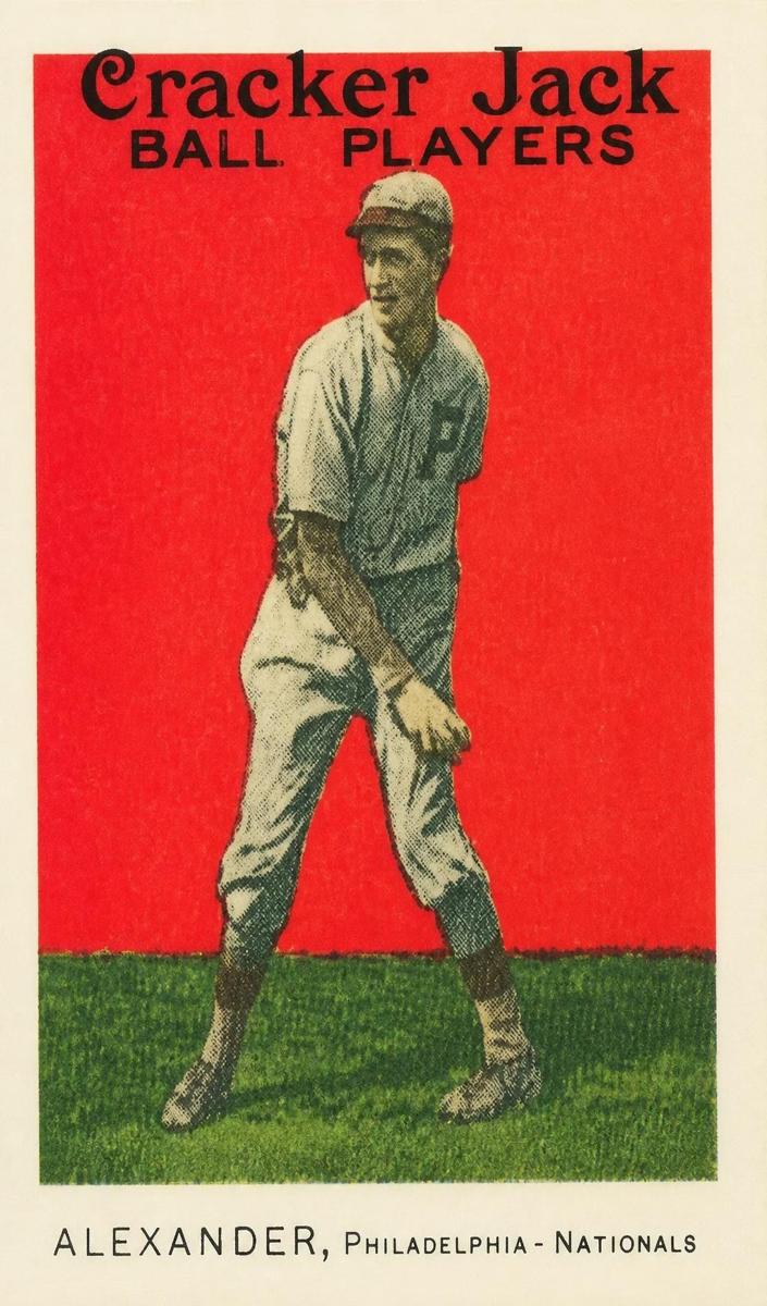 1914 Cracker Jack Baseball Grover Alexander #37