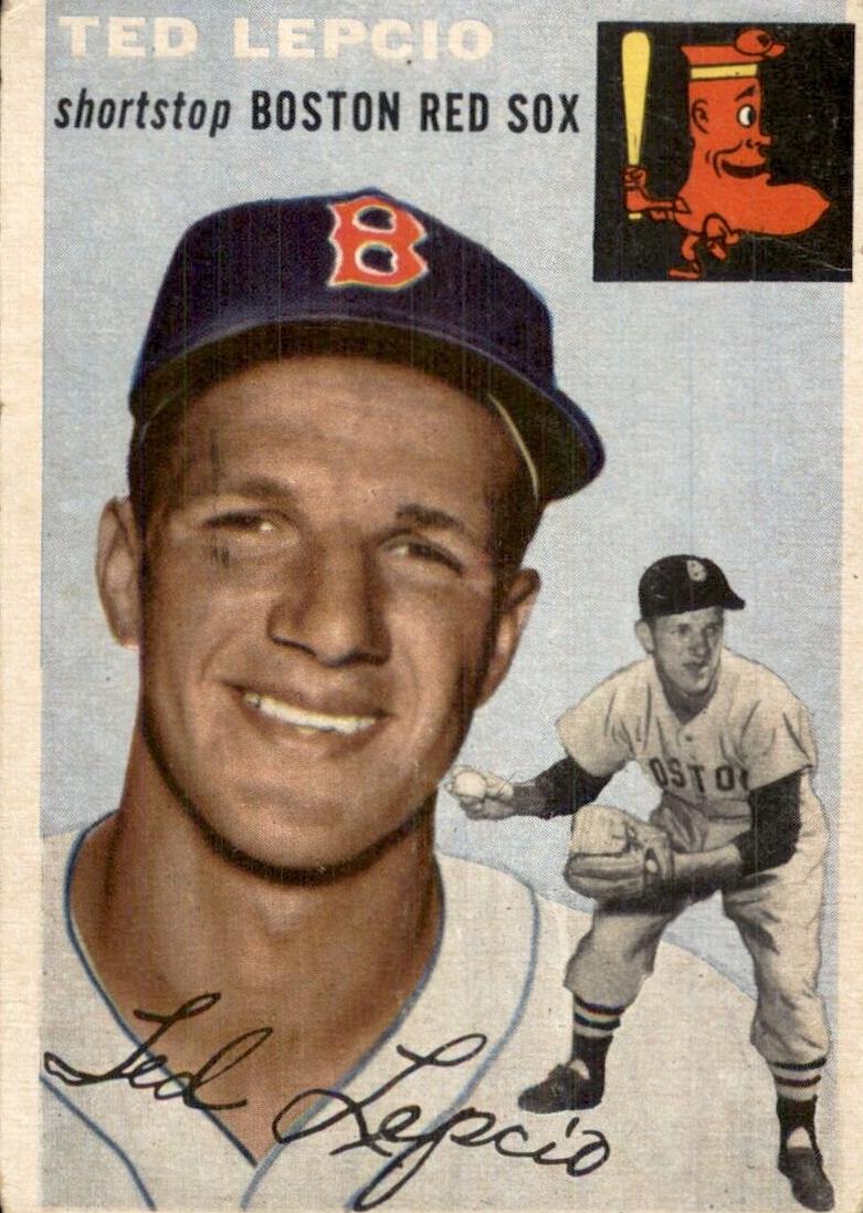 1954 Topps Baseball Ted Lepcio #66 PSA 6