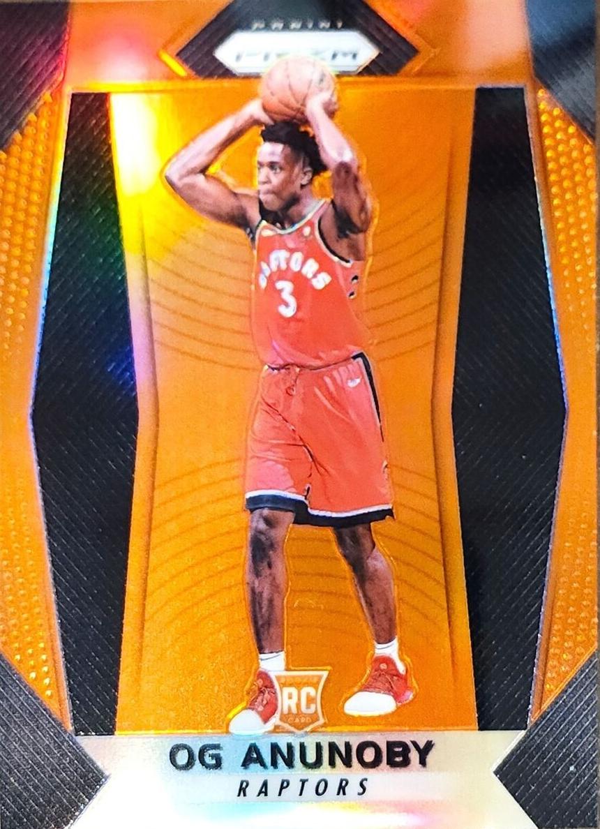 2017 Panini Prizm Basketball Prizm Orange OG Anunoby #38