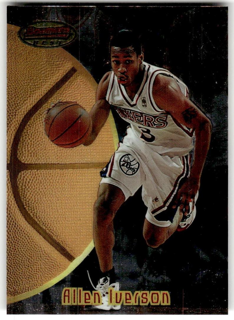 1997 Topps Stadium Club Basketball Allen Iverson #BBP1 CGC 8.5