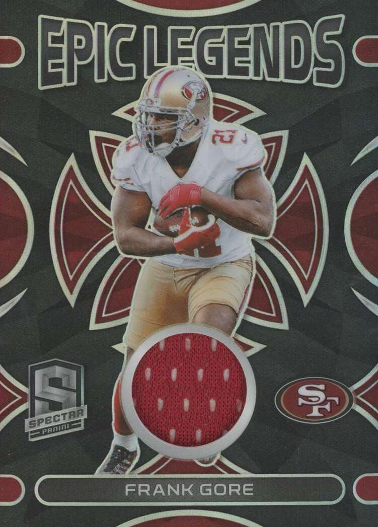 2023 Panini Spectra Football Frank Gore #ELM-FGO