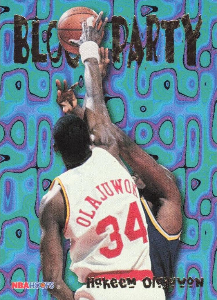 1995 Hoops Basketball Hakeem Olajuwon #8 PSA 9