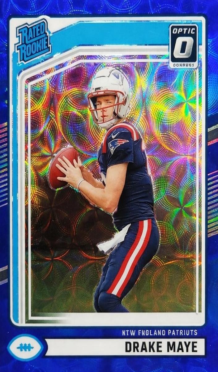 2024 Panini Donruss Football Blue Scope Drake Maye #379