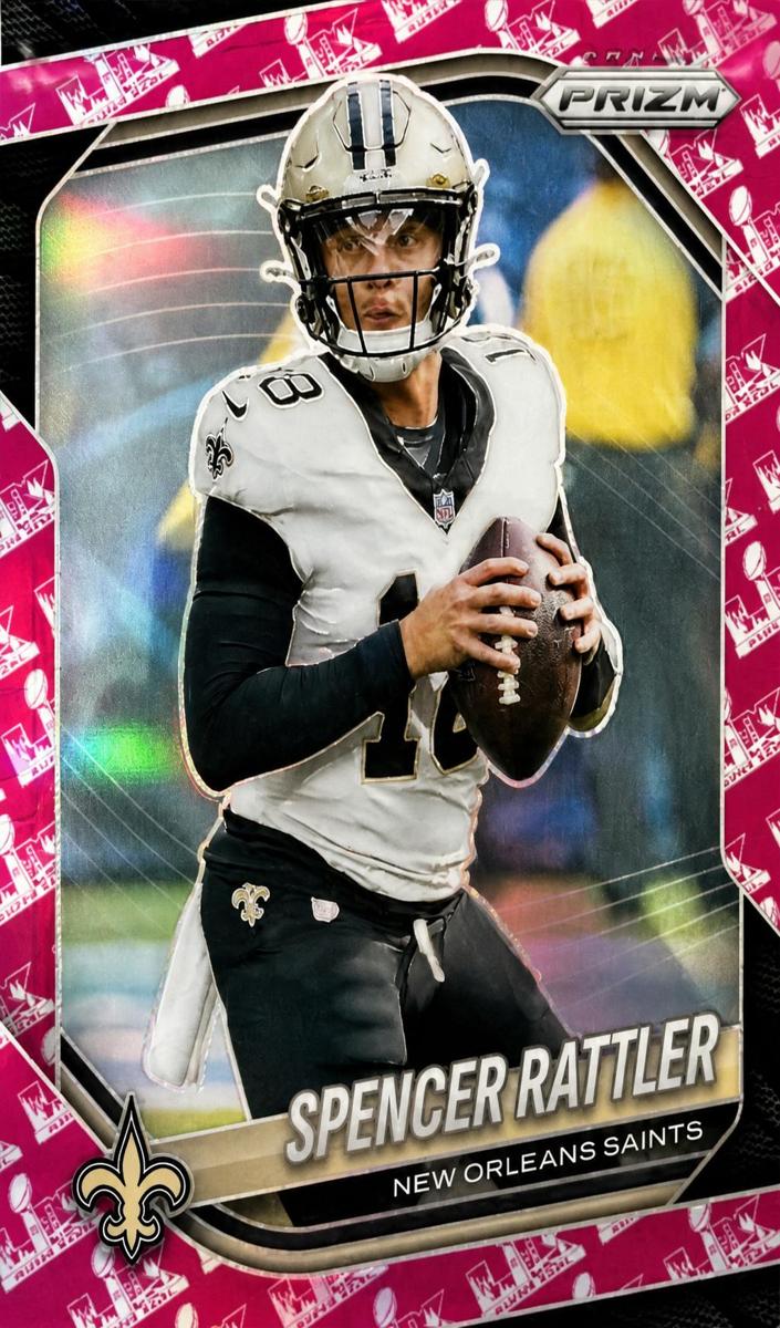2025 Panini Prizm Football Super Bowl LX Spencer Rattler #186