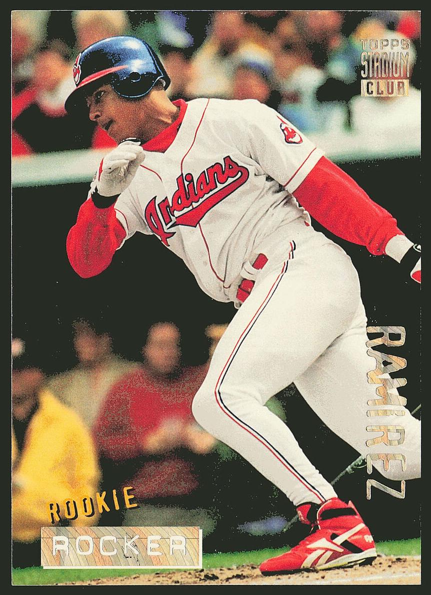1994 Topps Stadium Club Baseball Golden Rainbow Manny Ramirez #627