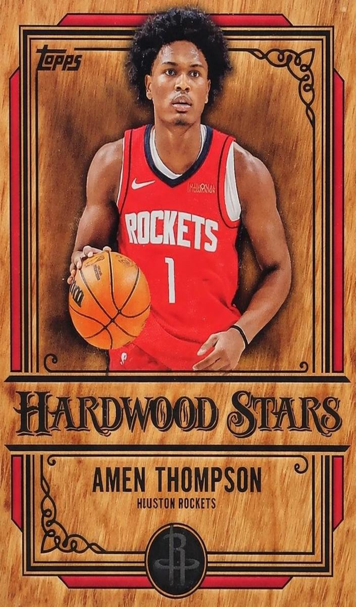 2025 Topps Basketball Amen Thompson #HS-7 PSA 8
