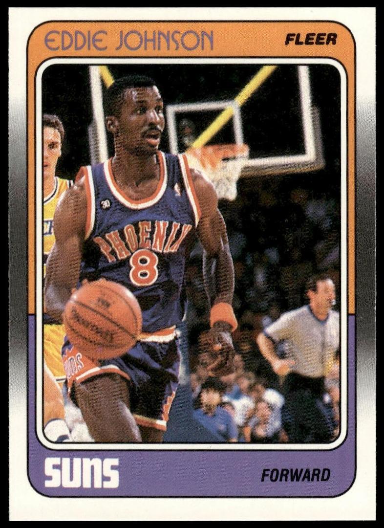 1988 Fleer Basketball Eddie Johnson #90 PSA 10