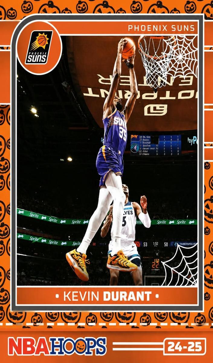 2024 Panini Haunted Hoops Basketball Orange Kevin Durant #20