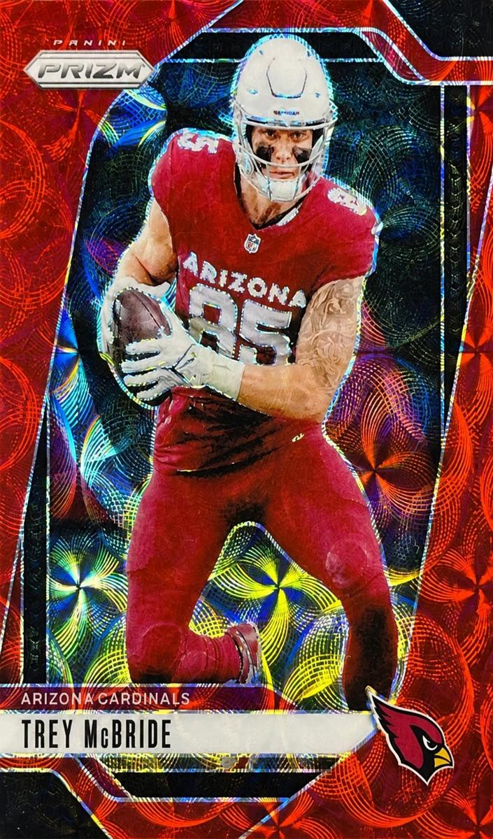 2024 Panini Prizm Football Choice Red Trey McBride #4 PSA 10