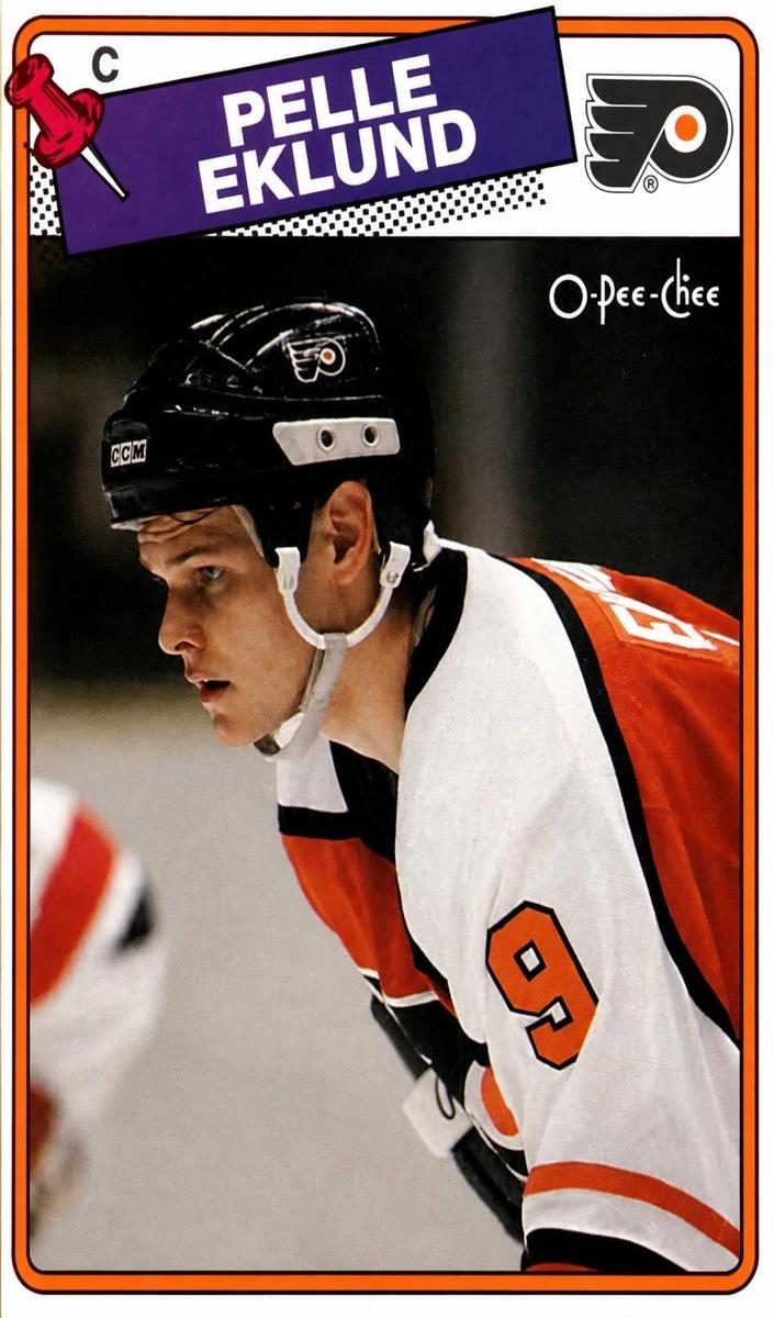 1988 O-Pee-Chee Hockey Pelle Eklund #211 PSA 10