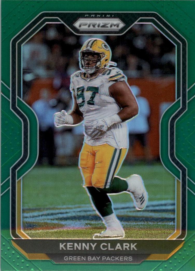 2020 Panini Prizm Football Green Prizm Kenny Clark #213