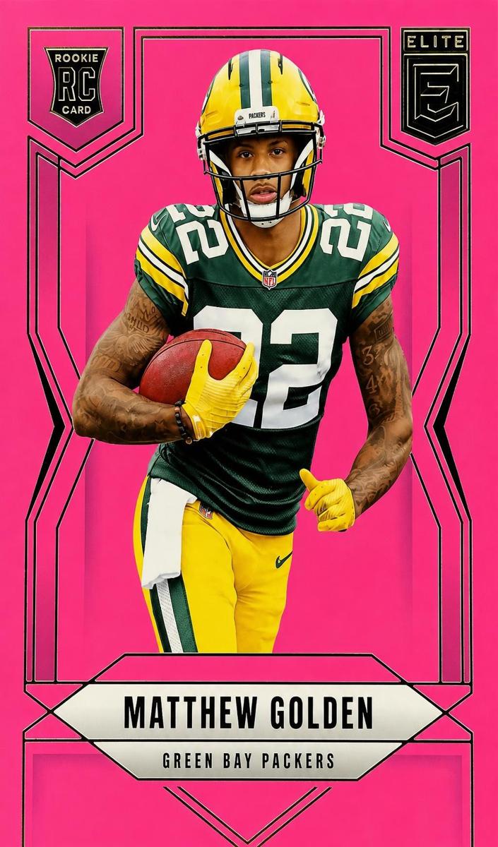 2025 Donruss Elite Football Pink Matthew Golden #144
