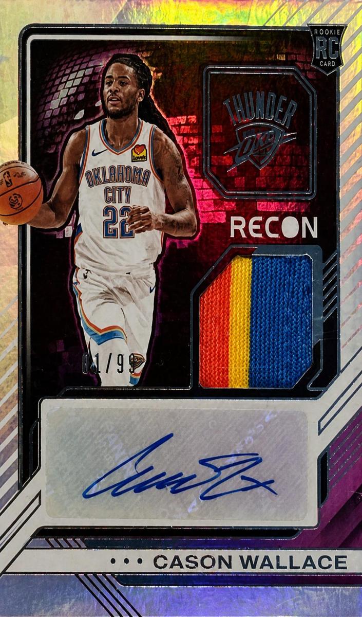 2023 Panini Recon Basketball Cason Wallace #RJA-WAL
