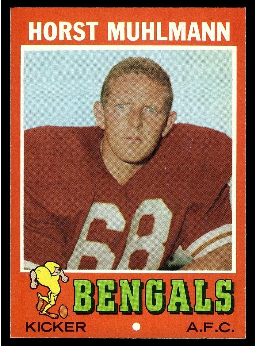 1971 Topps Football Horst Muhlmann #49 PSA 7.5