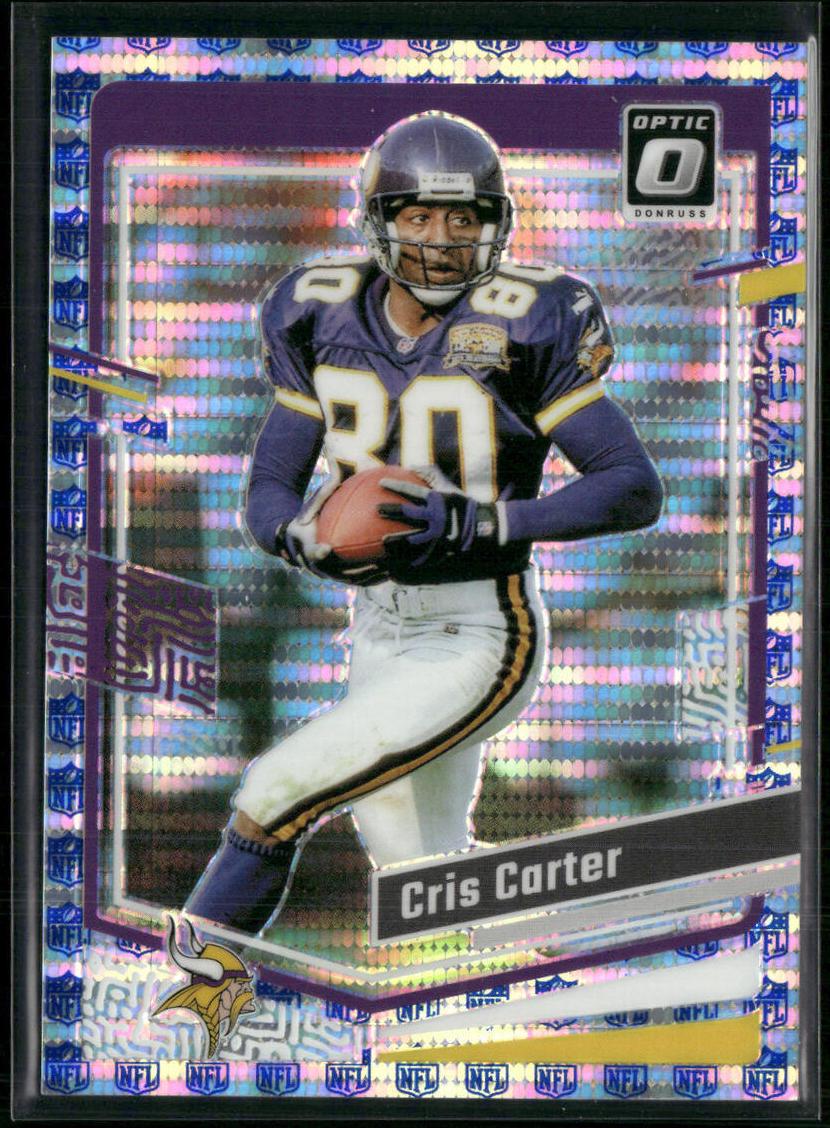2023 Donruss Optic Football Shield Cris Carter #122 PSA 9