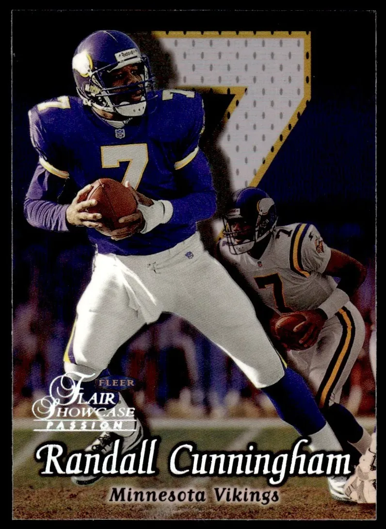 1999 Flair Showcase Football Randall Cunningham #44 PSA 10