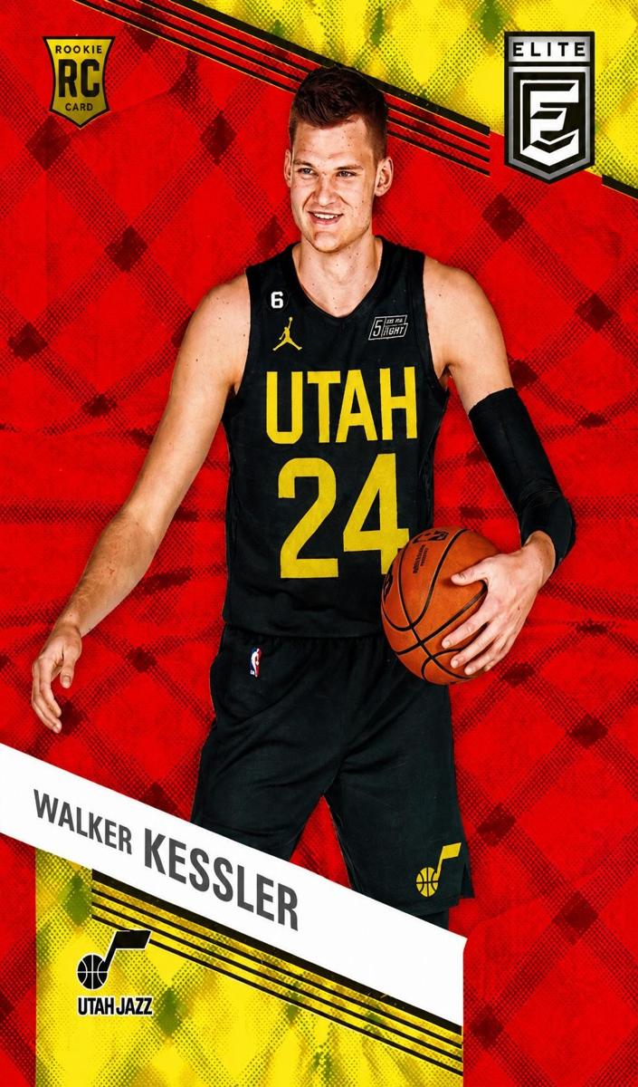 2022 Donruss Elite Basketball Asia Hyper Red and Green Walker Kessler #216