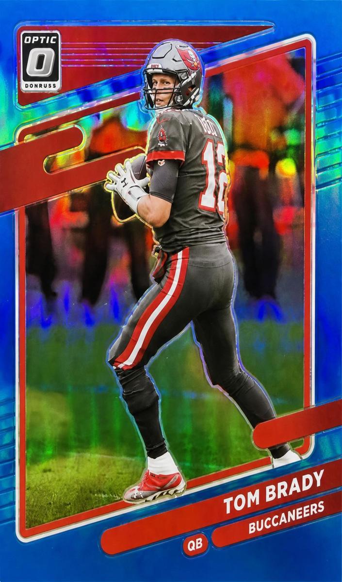 2021 Donruss Optic Football Aqua Tom Brady #172