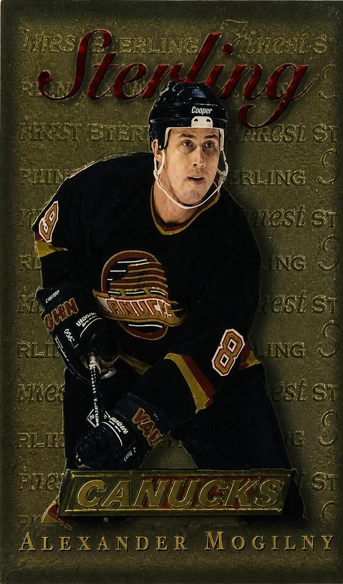 1995 Topps Finest Hockey Alexander Mogilny #140 PSA 10