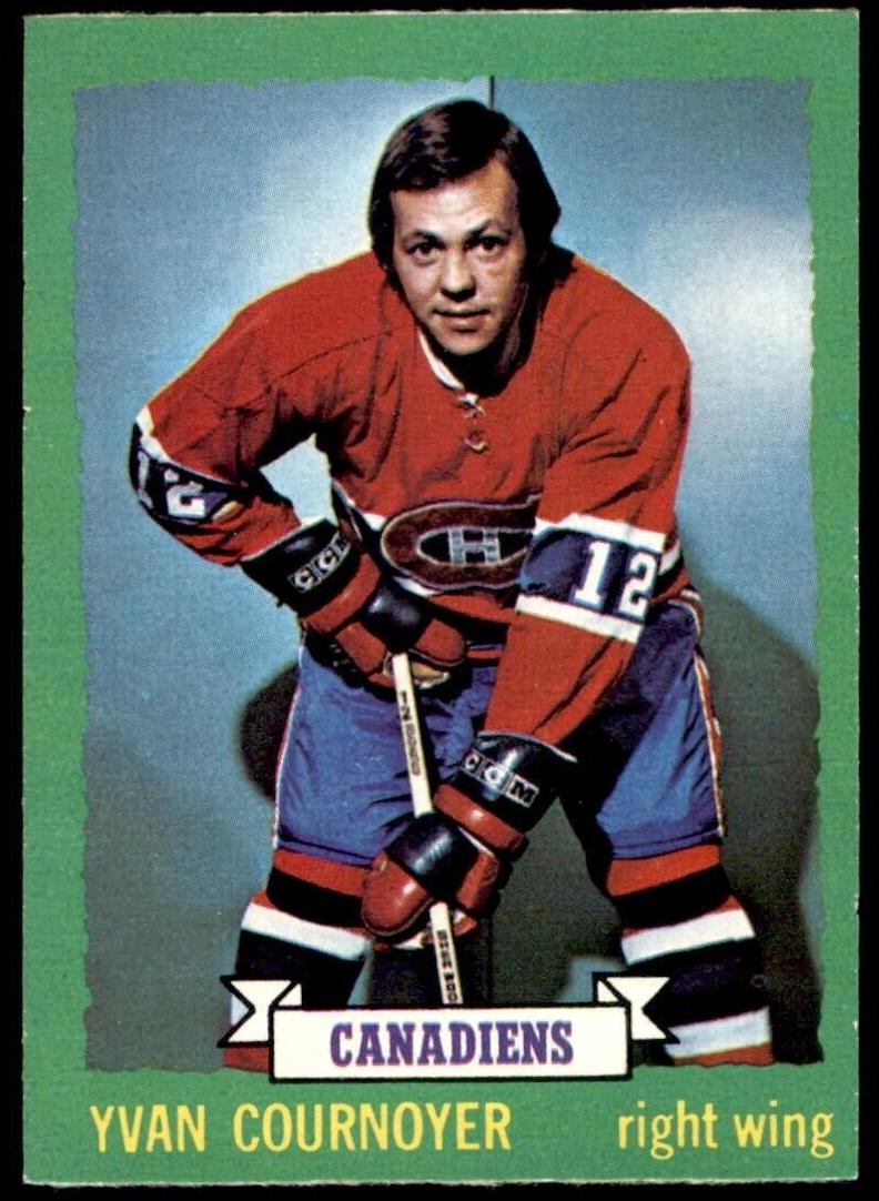 1973 O-Pee-Chee Hockey Yvan Cournoyer #157 PSA 8