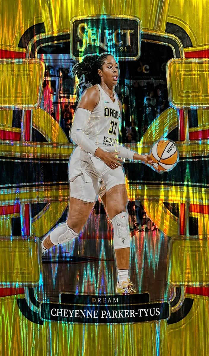 2024 Panini Select WNBA Basketball Gold Flash Cheyenne Parker-Tyus #62
