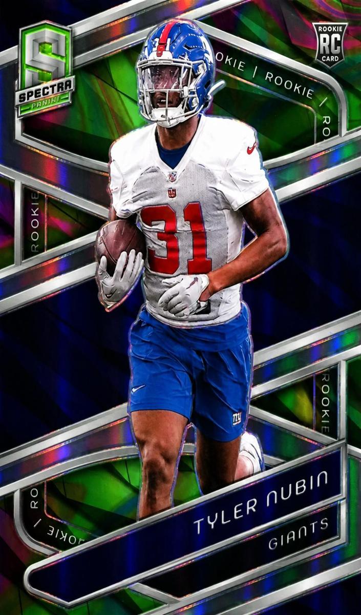 2024 Panini Spectra Football Neon Marble Tyler Nubin #186