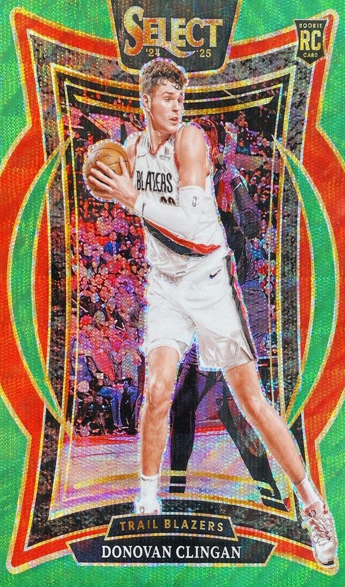 2024 Panini Select Basketball Green Wave Donovan Clingan #69 PSA 10