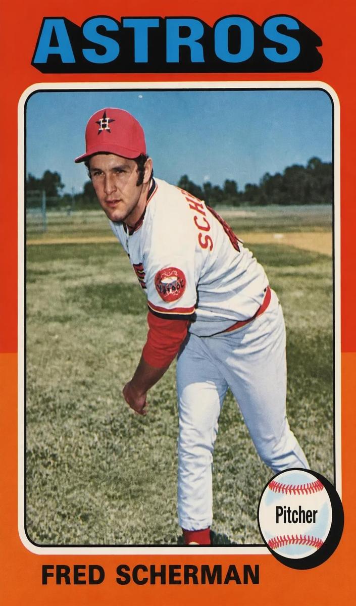 1975 O-Pee-Chee Baseball Fred Scherman #252
