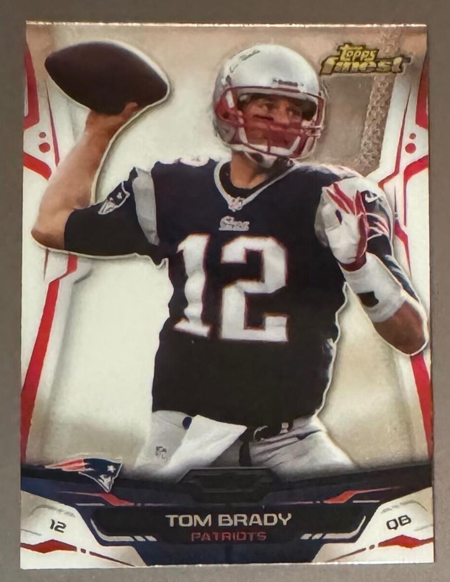 2014 Topps Finest Football Tom Brady #97
