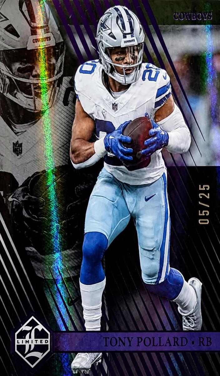 2023 Panini Limited Football Amethyst Spotlight Tony Pollard #29