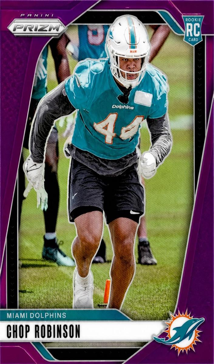 2024 Panini Prizm Football Purple Chop Robinson #319