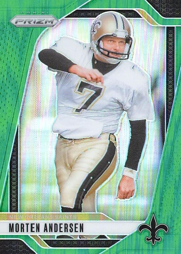 2024 Panini Prizm Football Green Morten Andersen #211