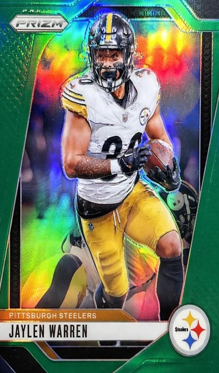 2024 Panini Prizm Football Green Jaylen Warren #242